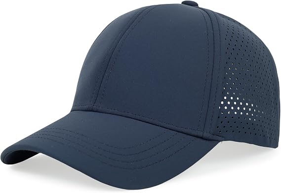 Quick Dry Baseball Cap Mesh Snapback Hat Golf Ball Cap for Men Women