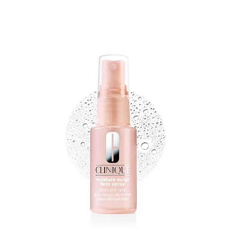 Clinique Moisture Surge Face Spray Thirsty Skin Relief | Hydrating Face Mist for Glowing + Soothed Skin | Preps + Refreshes