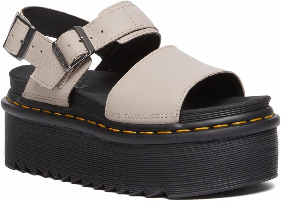 Dr. Martens Women's Blaire Quad Sandals, Fondant Pink, 10