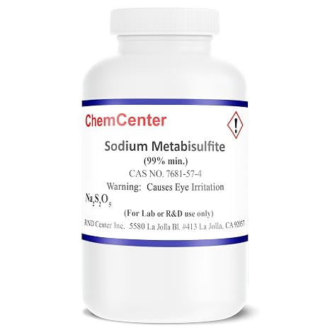 Sodium Metabisulfite, High Purity, Granular, 1 lb.