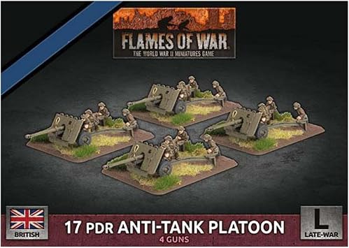 Flames of War Late War: British 17 PDR Anti-Tank Platoon (BBX52)