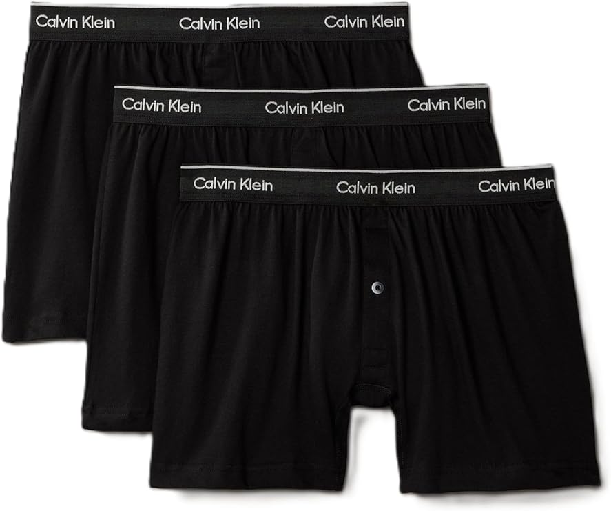 Calvin Klein Men's Cotton Classics 3-Pack Knit Boxer