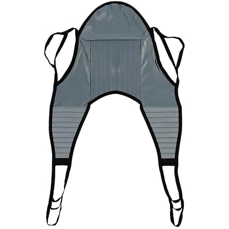 Patient Aid Padded U-Sling with Head Support for Hoyer Patient Lift Sling