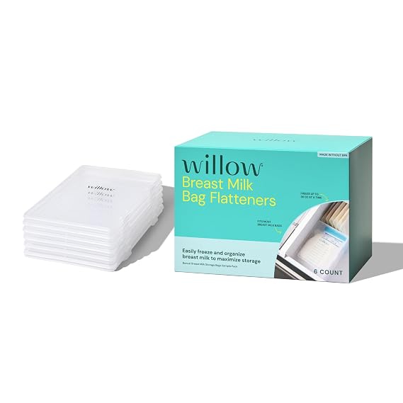 Willow Breast Milk Bag Flatteners - 6ct