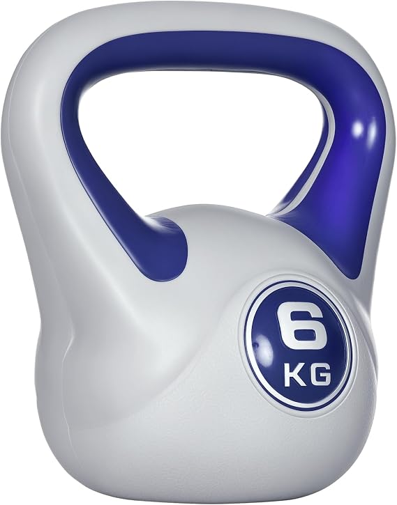 SPORTNOW 2-16KG Kettlebell with Handle for Home Gym | Kettle Bells, Weight Lifting, Strength Training