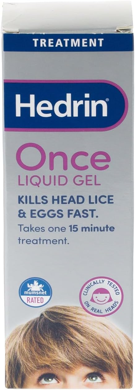 Hedrin Kills Headlice Fast, Liquid Gel Treatment for Nits & Eggs, 100ml