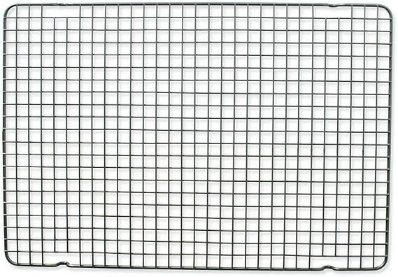 Nordic Ware 43343 Oven Safe Nonstick Baking & Cooling Grid (1/2 Sheet), One Size, Steel | Oven Safe Nonstick Crisping and Cooling Half Sheet Rack