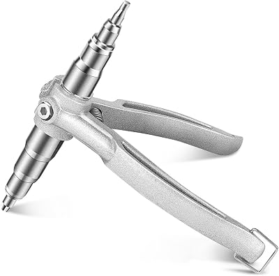 Flexzion Copper Pipe Expander Tool, Universal Aluminum Alloy Hand Swager Tool HVAC, 14 516 38 12 58 34 78 Copper Swaging Tool for Refrigeration Air Conditioner Repair & Maintenance