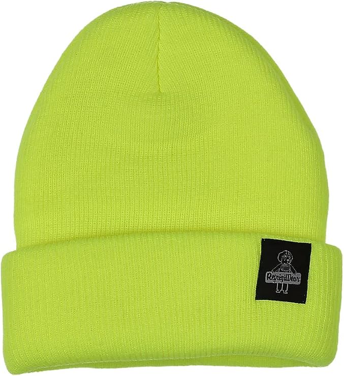 RefrigiWear Unisex Fat Cap Acrylic Knit Beanie Hat Stretch Cold Weather Warm