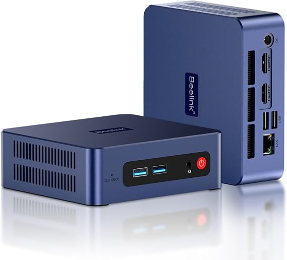 Beelink SER3 Mini PC, AMD Ryzen 3200U(up to 3.5GHz) Mini Computer Windows 11 Pro 16GB DDR4 RAM 500GB NVMe SSD, Micro PC 4K@60Hz Dual HDMI, 1000Mbps LAN, WiFi5,BT5.0