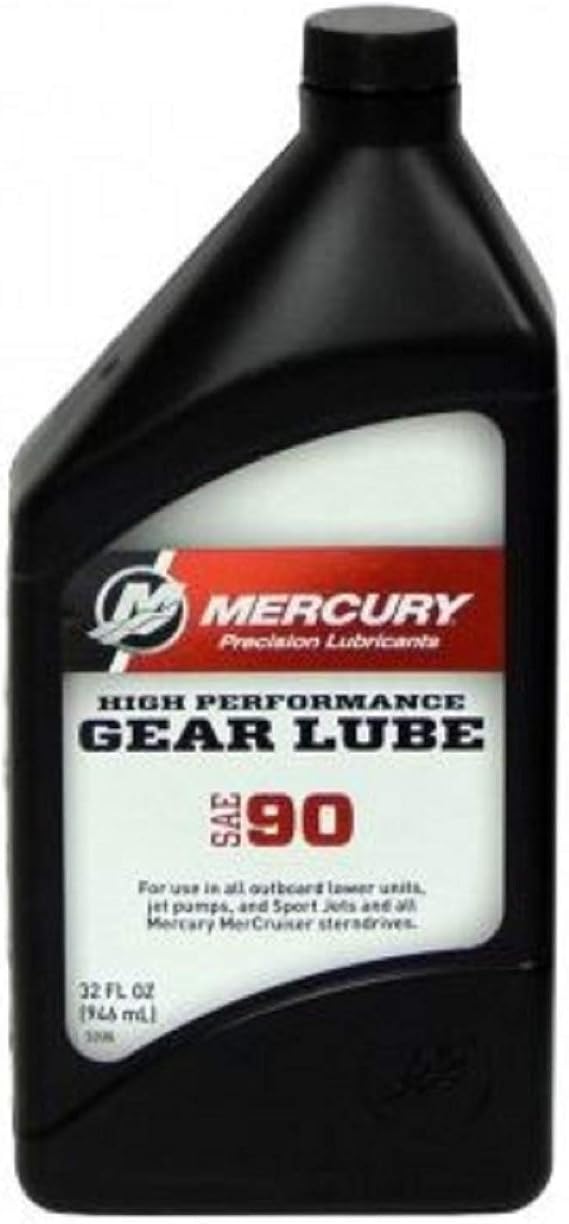 Mercury Mercruiser OEM High Performance Gear Oil Quart 32oz. 92-858064K01