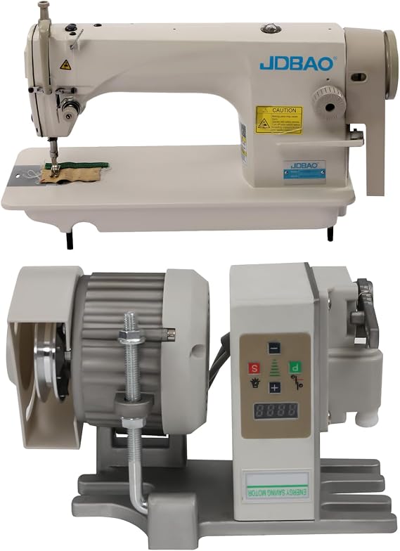 550W Industrial Sewing Machine,Commercial Sewing Machine Heavy Duty,Sewing Machine for Industrial Upholstery Sewing Beginners (110V)