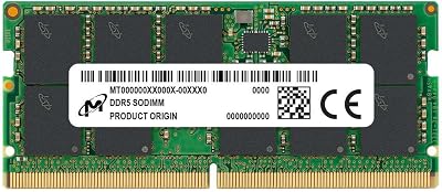 Micron MTC40F2046S1RC56BD1R - Ddr5 - Module - 64 Gb - Dimm 288-pin - 5600 Mhz  Pc5-44800 - Registered