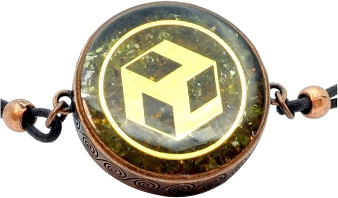 Reiki Antahkarana Orgone Pendant with Olivine Peridot