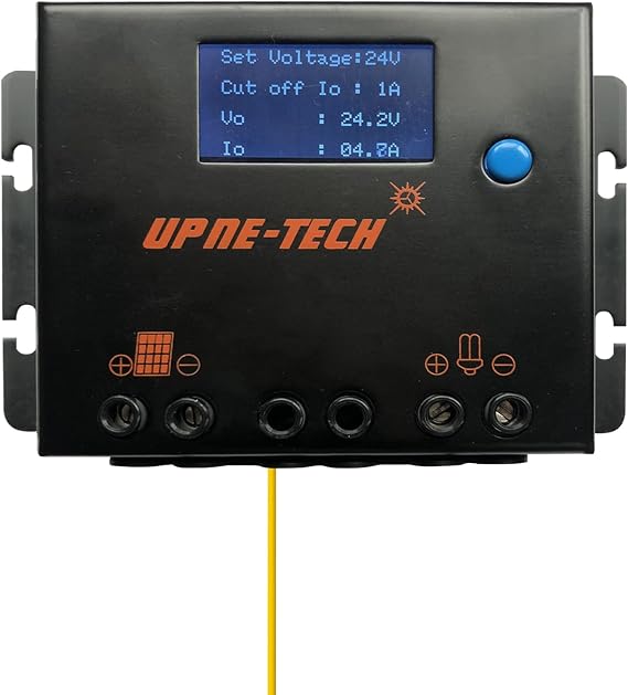 Solar Pump Controller,LCB 25A with LCD Display,Linear Current Boosters Used in Solar Direct Pumping Applications;Compatible Models: 12V or 24 VDC Pumps; Input Voltage: 11-60VDC;