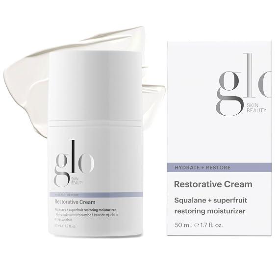 Glo Skin Beauty Restorative Cream Moisturizer, Dry Skin, 1.7 oz