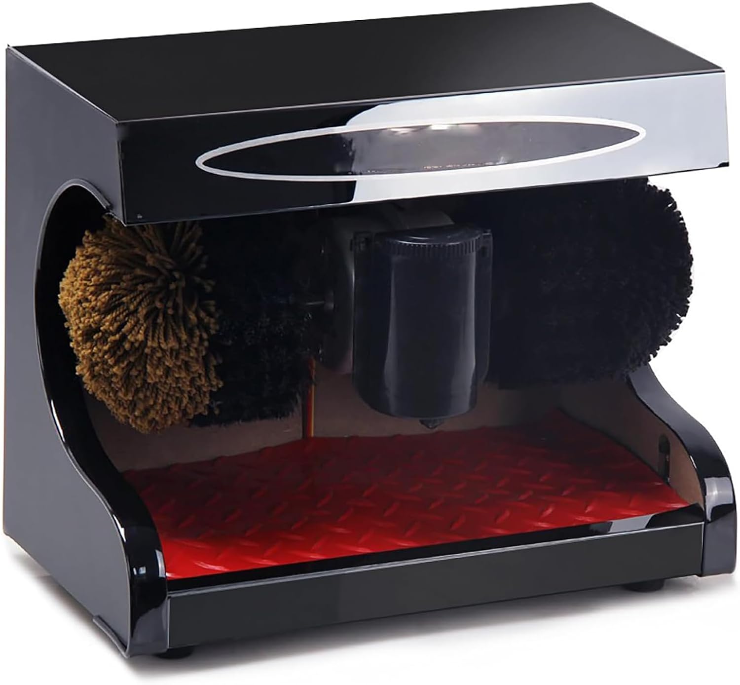 KEULEN Electric Shoe Shine Polisher, Commercial Shoe Polishing Machine, Automatic Induction,Double Combination Brush, Low Noise, Easy Clean, Easy To Clean, for Family Hotel Bank Commercial