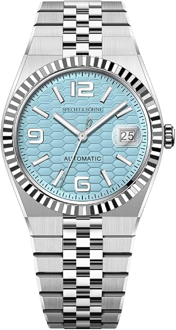 Specht & Sohne 36.5MM Mens Watches Miyota 8215 Automatic Mechanical Wristwatches Stainless Steel Watch Waterproof
