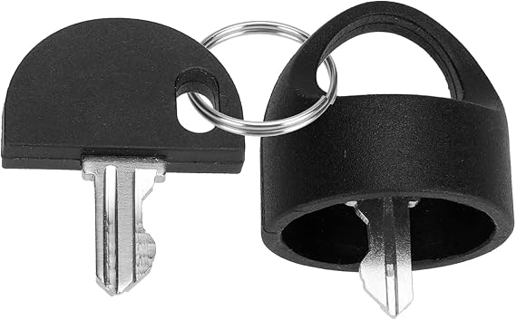 GREHUA Easy Pull Key Compatible with Pride Mobility Scooter GoGo Elite Traveller Victory Revo Zero Turn Legend Mega Motion Ultra X M1 Lite Electric Power Wheel Chair Replacement Parts (Set of 2)