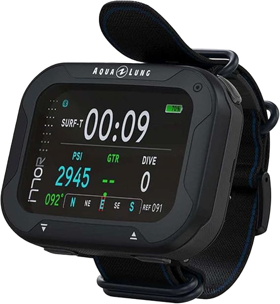 Aqualung i770R Dive Computer w/USB - Durable Watch-Style Design, Digital Compass, 4 Operating Modes, Bright Color Screen, Bluetooth Connectivity, 3-Button Navigation & Nitrox Mix Capability