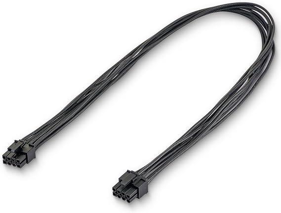 PCIE Power Cable for Corsair & Thermaltake: 65CM, 8-Pin to 6+2 Pin, Male-to-Male GPU Cable for ARESGAME Modular Power Supply, 18AWG, Black (25.5")