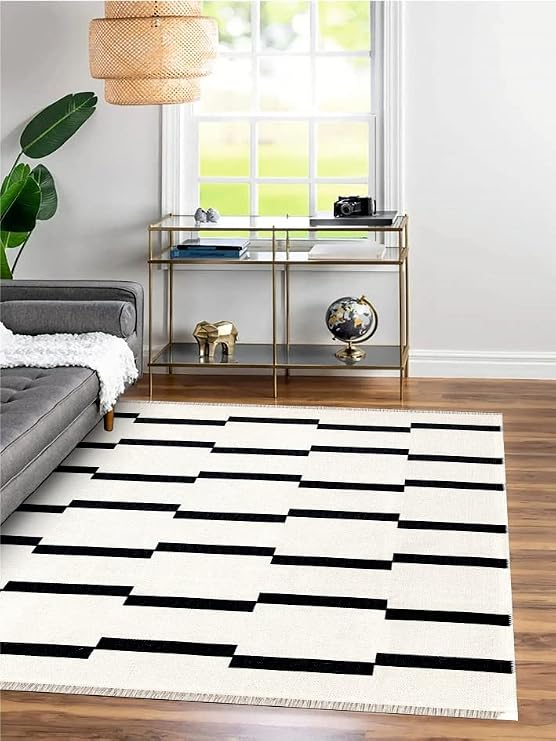 MEC HOME Karesse 130 - Modern Patterned, Machine Washable, Double Sided Rug - 7 Size Options (80x120)