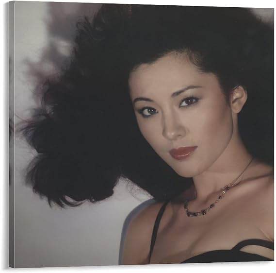 松坂慶子女優の美しいセクシーなポスター 22 壁アート プリント リビング 寝室 ダイニングルーム バスルーム ホーム装飾16x16inch40x40cm