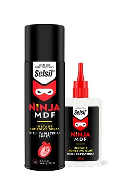 Selsİl Nİnja Mdf Hizli YapiŞtirici 400 Ml + 100 Gr