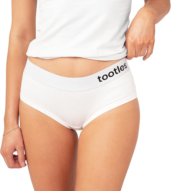 Fart Filtering Underwear - Women's Hip Hugger Panties with Activated Charcoal Liners - Neutralizes Fart Odor