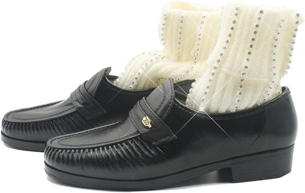 Michael Jackson Shoes Socks Set Classic MJ Bille Jean Handmade Crystal Baggy Socks White Performance Show Costumes Leather Shoes Black