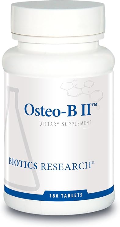 BIOTICS RESEARCH Osteo B II Ca Mag Purified Chondroitin Sulfates 180Tablets