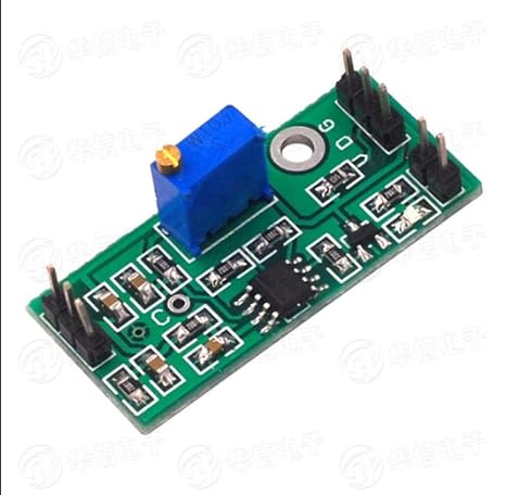 LM393 Voltage Comparator Module Signal Waveform Adjustable High Low Level/Load Drive Dual Channel 4.5-28V High Voltage Module