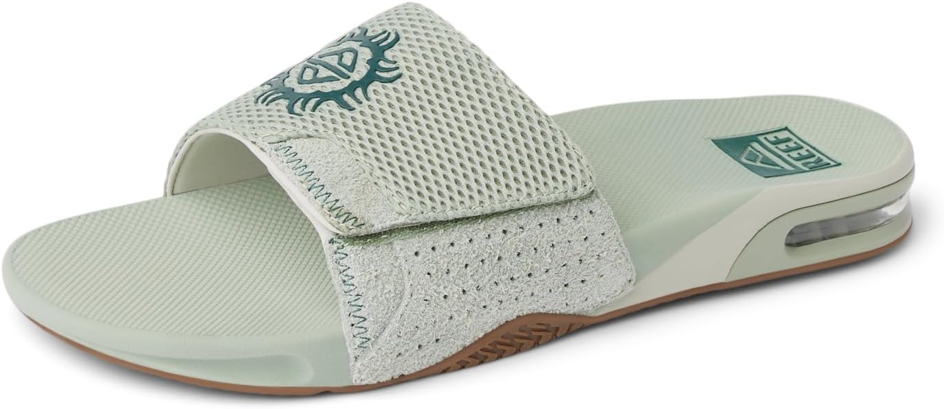 Reef Fanning Men's Slide Navy Orange Sliders Flip Flops Sandals