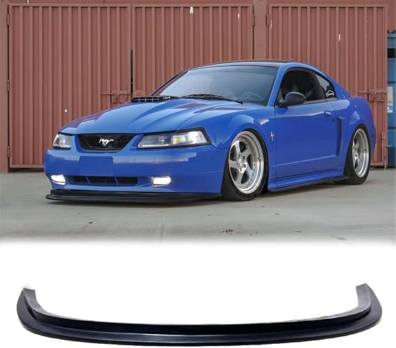 MDA Style Front Bumper Chin Spoiler Lip Compatible for 99-04 Non-Cobra Mustang