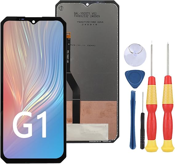 LCDディスプレイ Oukitel G1 LCDディスプレイ対応 タッチスクリーンアセンブリ 修理交換部品 工具付き。