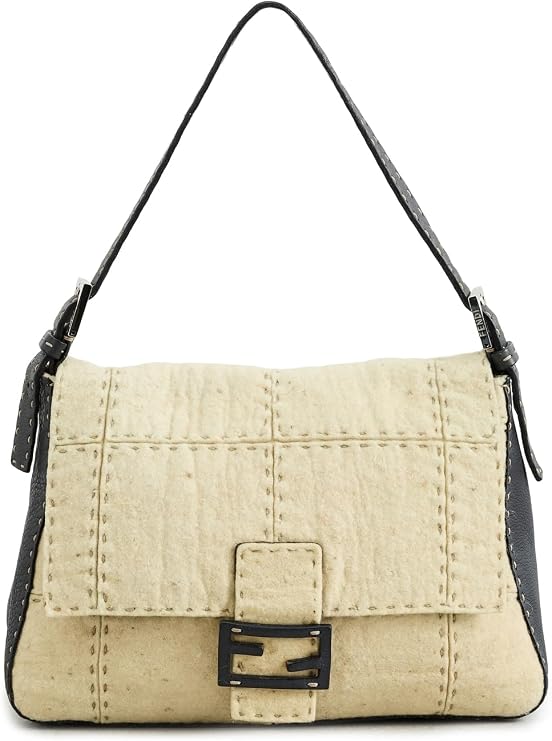 Women's Pre-Loved Fendi Mamma Baguette Leather Tote Bag