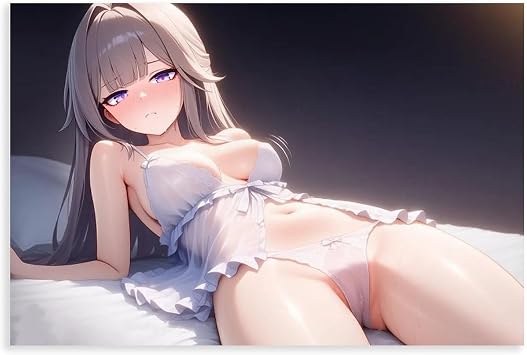 AI Japanese Anime, AI Sexy Beauties, Bikini Beauties, Stocking Beauties, Cute Girl, Double Ponytail Beauties, Lingerie Beauties 70 Canvas Poster Wall Art Decor Print Picture Paintings for Living Room