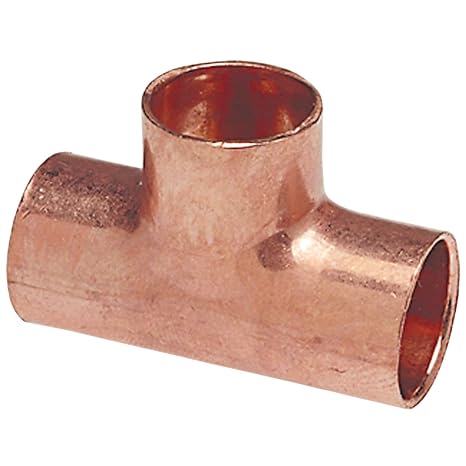 Nibco 3/4" x 3/8" x 3/8" NOM C Copper Reducing Tee 611RR 3/4X3/8X3/8-1 Each