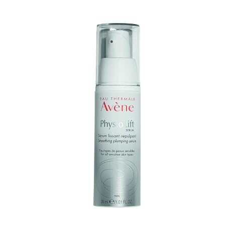 Avene PhysioLift Serum, Smoothing, Plumping Serum, Hyaluronic Acid to Reduce Appearance of Wrinkles, 1 Oz
