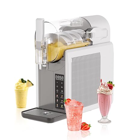 No Ice Need Slushie Machine for Home, 6 Presets Programs LED Display One Click Slushy Maker MAX 68oz Large Capacity, Auto Clean, Frozen Drink, Margaritas, Frappes Machine for Home Party