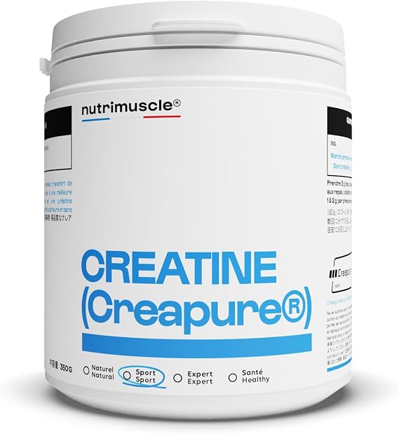 Creatine Monohydrate Powder Claire Pure Powder, 12.8 oz 350 g, Neutral