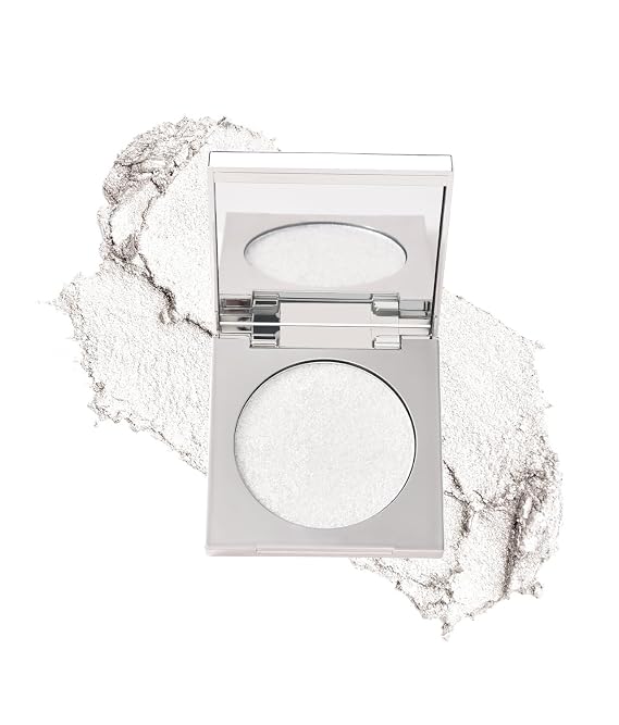 Highlighter Makeup, Cream Highlighter, Face Highlighter, Lasting Shimmer Highlighting Makeup Powder, Highlighters for face - Sliver White