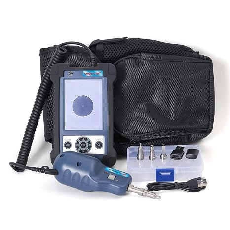 TIP-600V Fiber Optic Inspection Probe with 400X Microscope Fiber Tester Display Fiber Optic Inspector Fiber Cleaning LC, SC, 1.25mm and 2.5mm FedEx DHL UPS