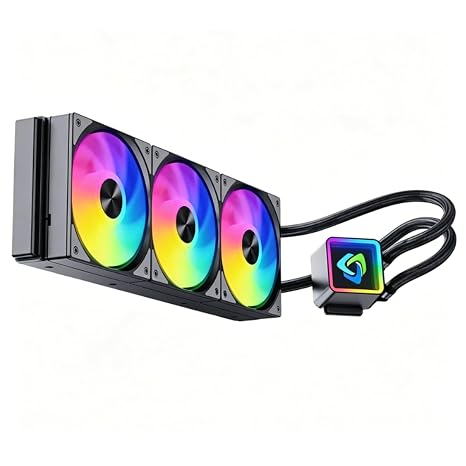 KurieTim 360 ARGB AIO Liquid CPU Cooler, Intel LGA1200 1700 and AMD AM5 AM4
