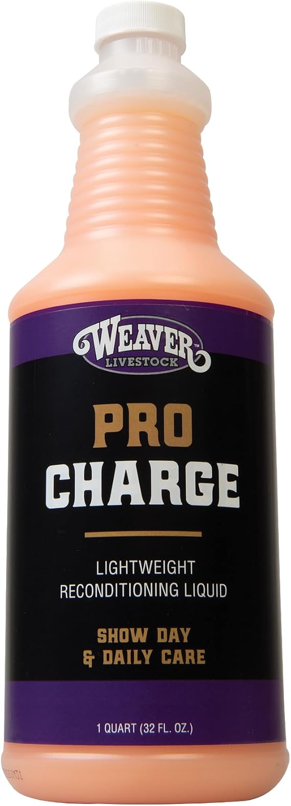 Weaver Livestock ProCharge Reconditioning Liquid, Hide Hair, Wool Shampoo to Revive, Nourish and Restore, Daily Use, Cattle Show Supplies