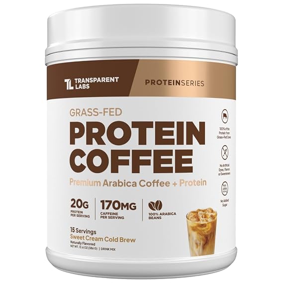 Protein Coffee - Sweet Cream Cold Brew - 15 Servings