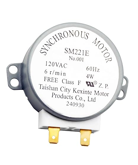 WPW10466420 SM221E Microwave Turntable Motor Assembly Fits for Whirlpool Microwave,Replaces W10210848,W10243962,W10466420,AP6021861,PS11755189