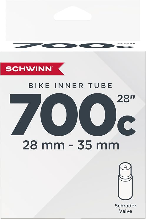 Schwinn Replacement Bike Tire Tube, Bike Inner Tube, Schrader Valve, Self Sealing or Basic, Durable Construction, Replacement for Bicycle Tires