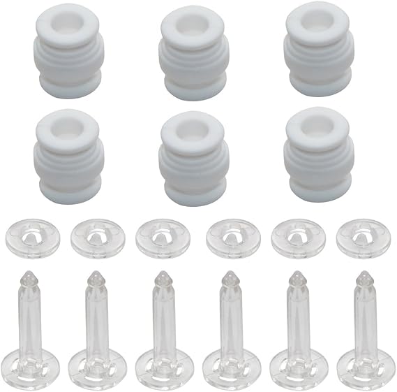 SAMLOO Damping Rubber Balls and Anti-Drop Securing Pins Kit for DJI Phantom 3 / Phantom 2 Professional Advanced Gimbal Mount