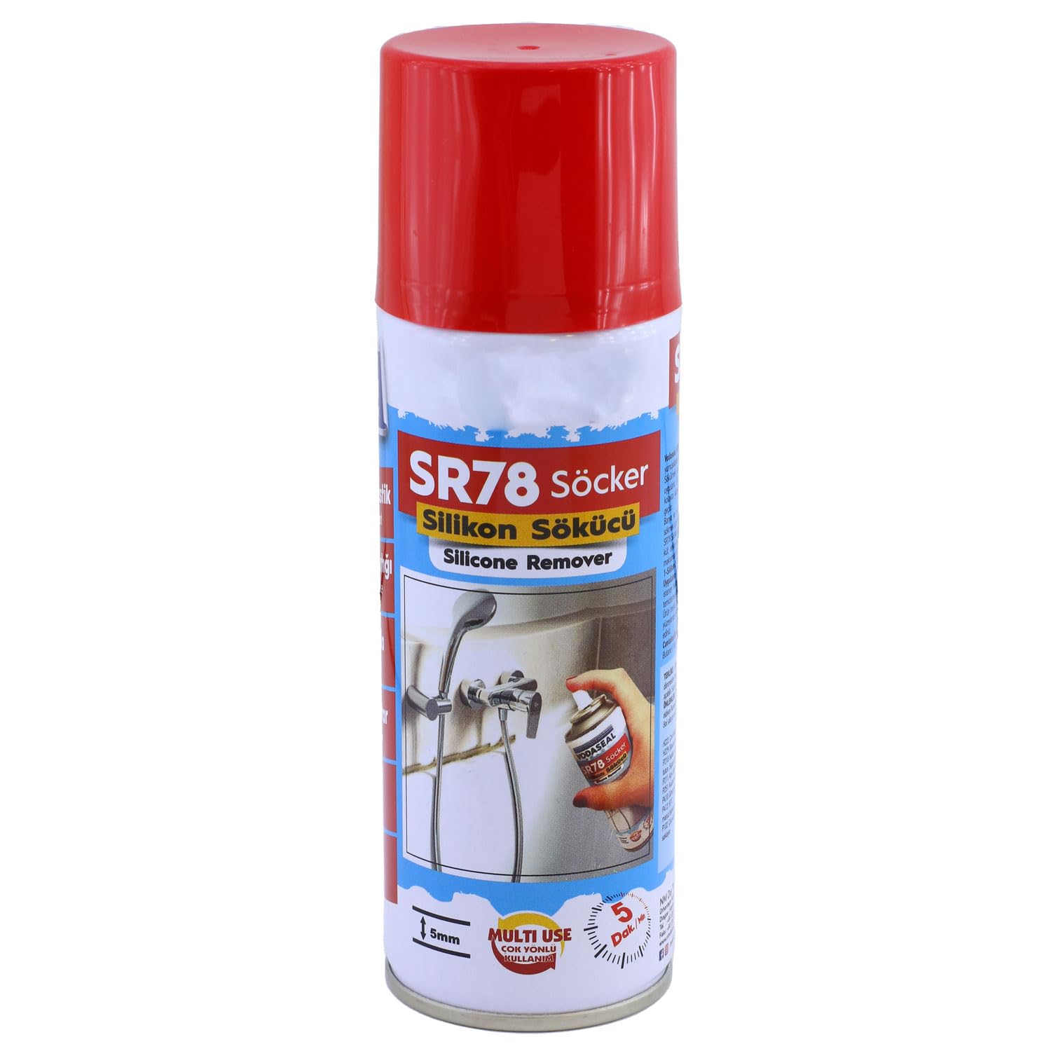 VODASEAL Sr78 Silicone Remover Adhesive Label Cleaner Paint Mold Fungus Rust Cleaner Spray 200 ml